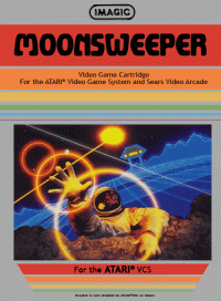 Moonsweeper Atari 2600  box art